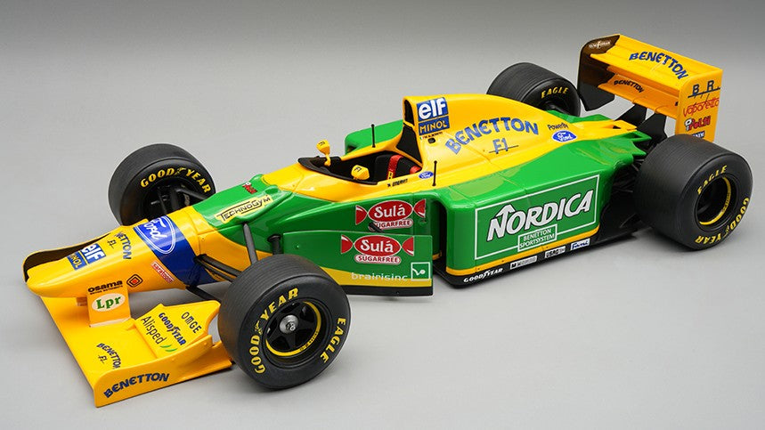 BENETTON B193B 1993 BARCELLONA TEST M.ALBORETO 1:18 Scala 1:18 Tecnomodel