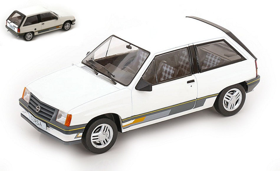 OPEL CORSA A SR 1983 WHITE 1:18 Scala 1:18 ModelCarGroup