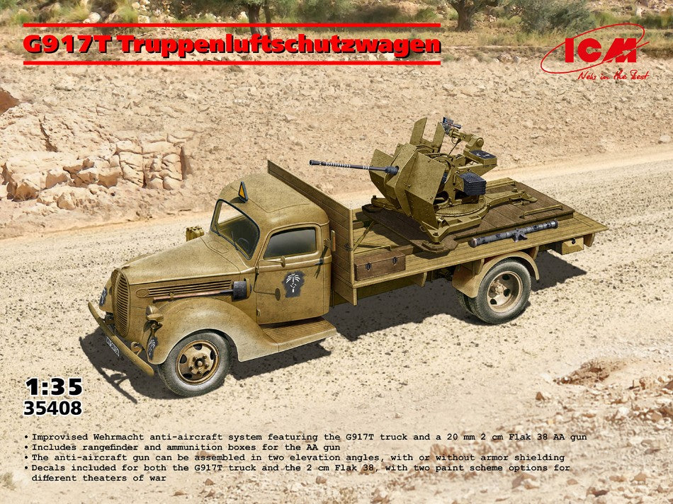 G917T TRUPPENLUFTSCHUTZWAGEN KIT 1:35 Scala 1:35 ICM