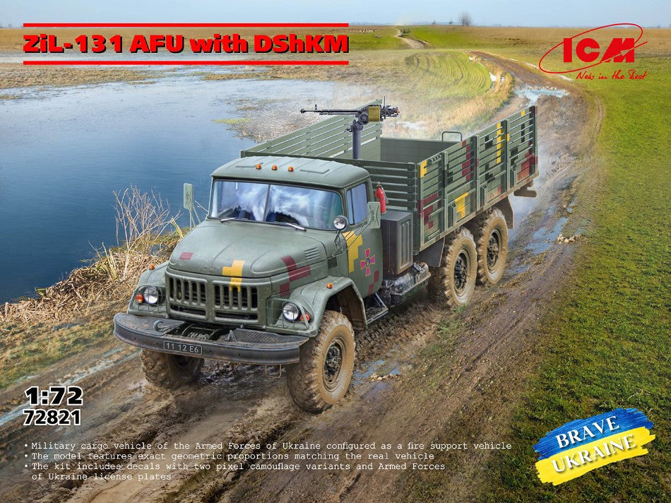 ZIL - 131 AFU W/DShKM KIT 1:72 Scala 1:72 ICM