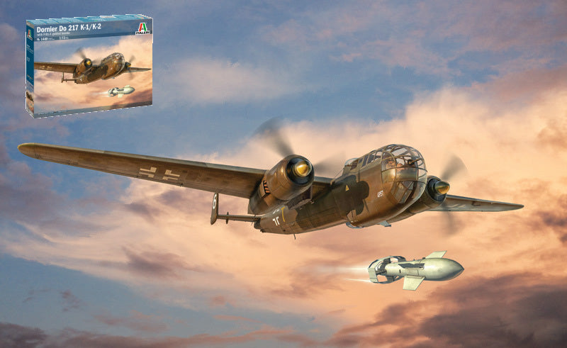 Do 217K WITH FRITZ X KIT 1:72 Scala 1:72 Italeri