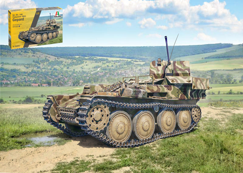 Sd.Kfz. 140 FLAKPANZER 38 GEPARD KIT 1:35 Scala 1:72 Italeri