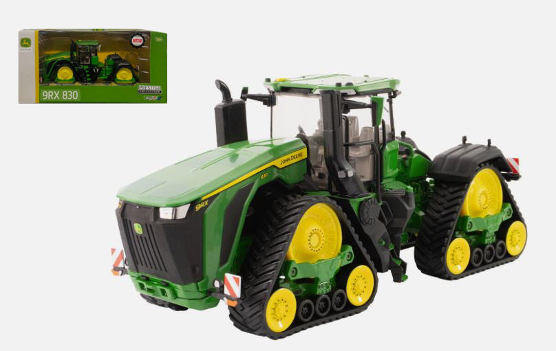 TRATTORE JOHN DEERE A QUATTRO CINGOLI 9RX 830 1:32 Scala 1:32 Britains