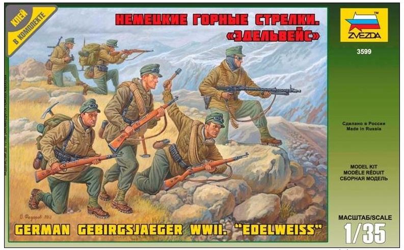 GEIBIRGSJAEGER DIVISION WW II KIT 1:35 Scala 1:35 Zvezda