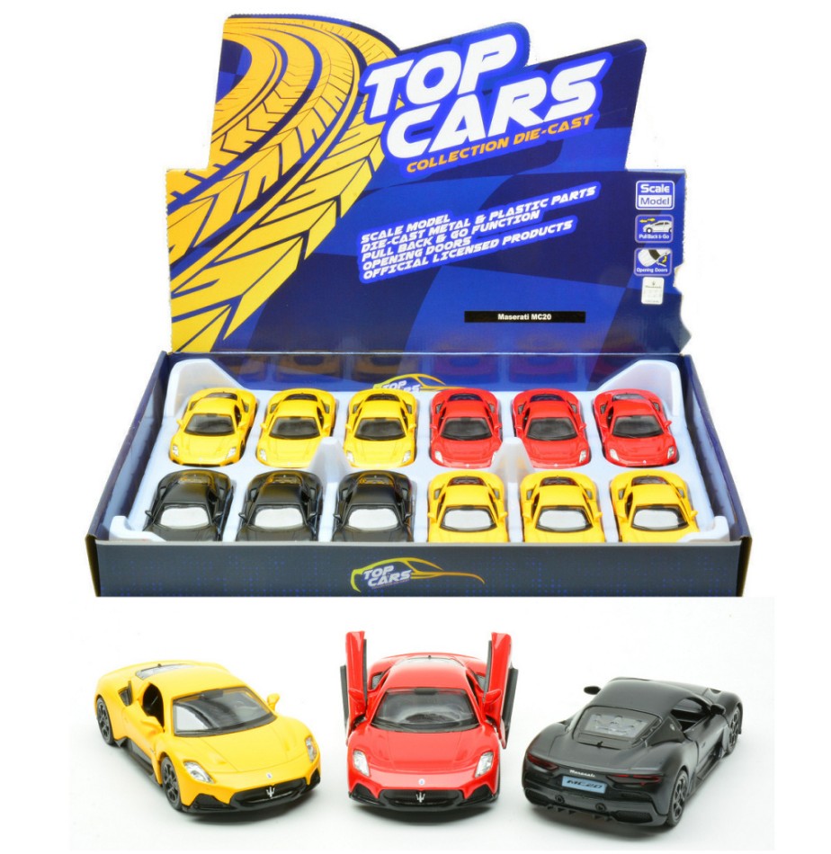 MASERATI MC20 COL.ASS. (5982) cm 12 Scala 1:32 Kinsmart