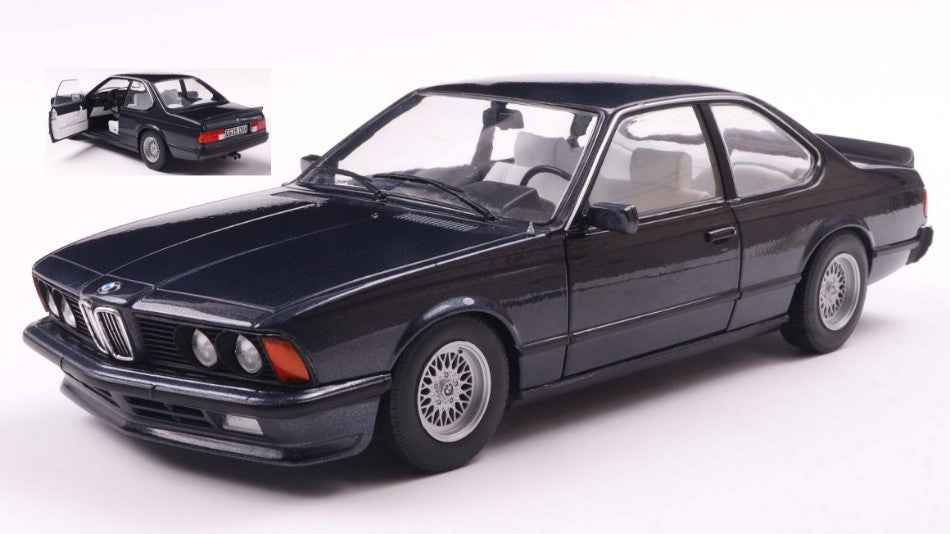 BMW 6-SERIES 635 CSi (E24) COUPE 1984 MACAU BLUE 1:18 Scala 1:18 Solido