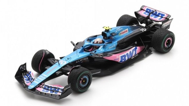 ALPINE A523 N.10 3rd DUTCH GP 2023 PIERRE GASLY WITH PIT BOARD 1:18 Scala 1:18 Spark Model