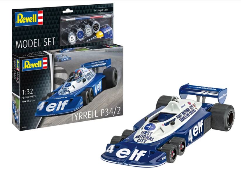 MODEL SET TYRRELL P34/2 KIT 1:32 Scale Varie Revell
