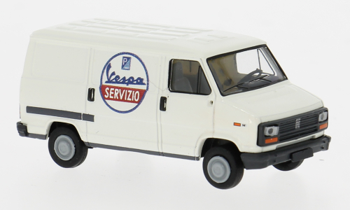 FIAT DUCATO VESPA SERVICE 1982 WHITE 1:87 Scala 1:87 Brekina