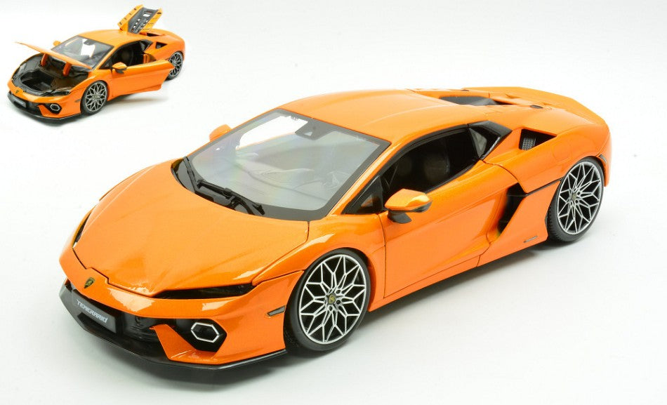 LAMBORGHINI TEMERARIO 2025 MATT ORANGE 1:18 Scala 1:18 Burago