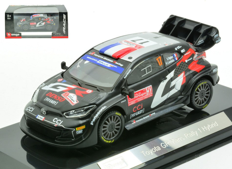 TOYOTA YARIS WRC RALLY 1 HYBRID N.17 2024 OGIER-LANDAIS 1:43 Scala 1:43 Burago