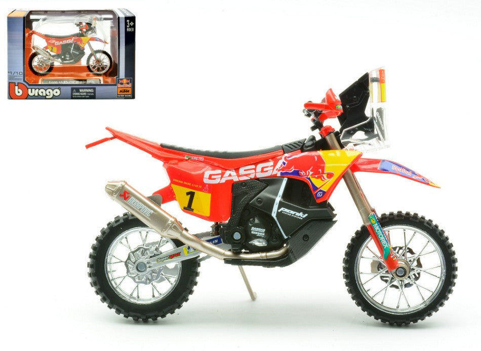 KTM RX450F GAS GAS TEAM N.1 DAKAR RALLY 2023 1:18 Scala 1:18 Burago