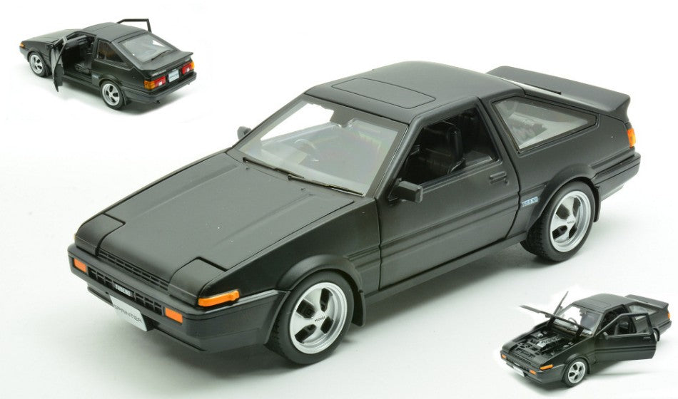 TOYOTA SPRINTER TRUENO AE86 MATT BLACK 1:24 Scala 1:24 Maisto