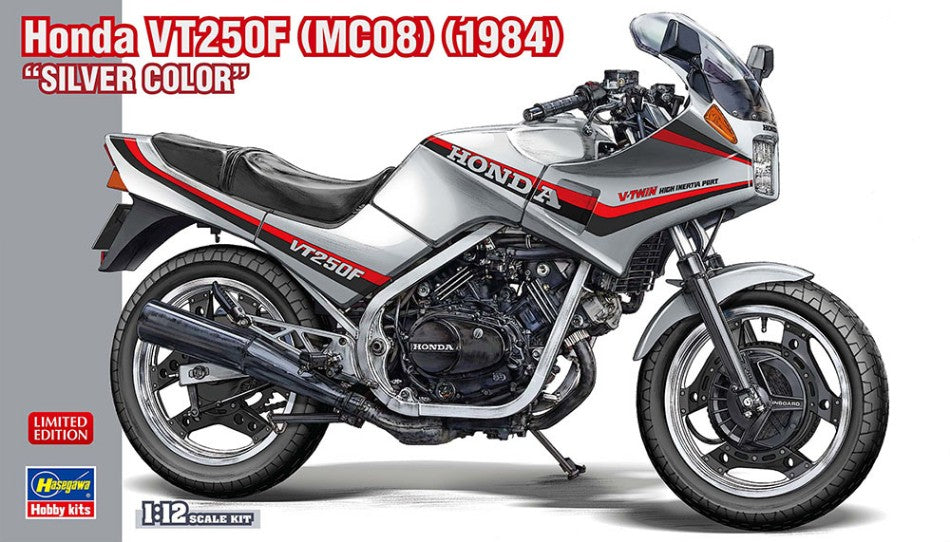 HONDA Vt250F (Mc08) 1984 SILVER KIT 1:12 Scala 1:12 Hasegawa