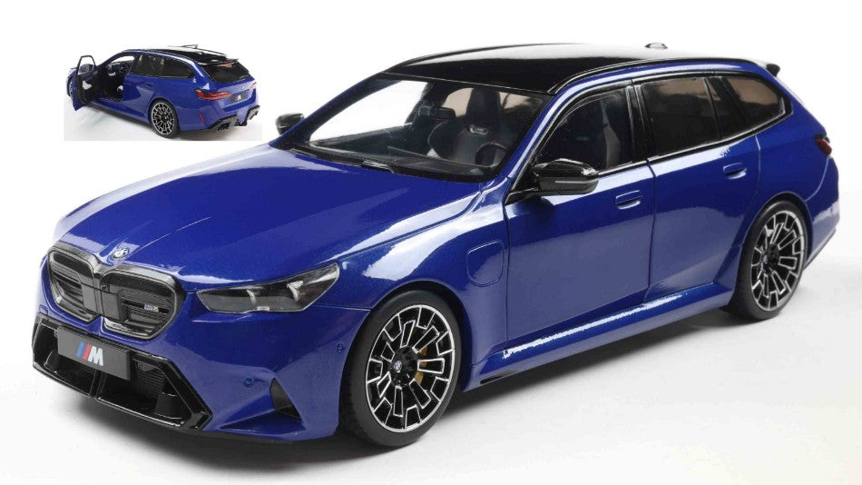BMW M5 TOURING 2025 MARINA BAY BLUE METALLIC 1:18 Scala 1:18 Solido