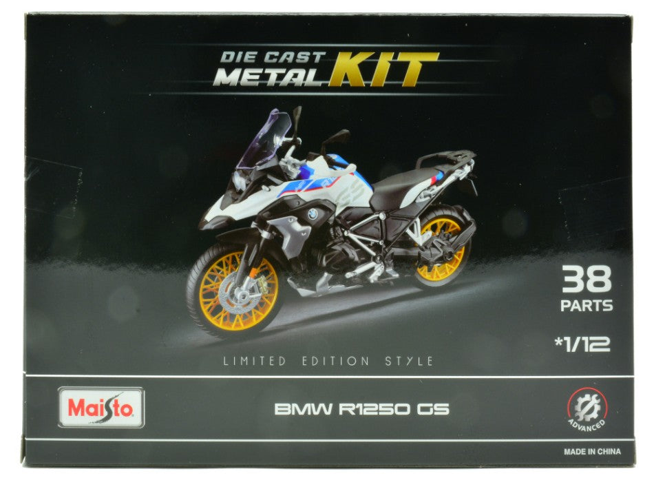 MOTO BMW R1250 GS KIT 1:12 Scala 1:12 Maisto