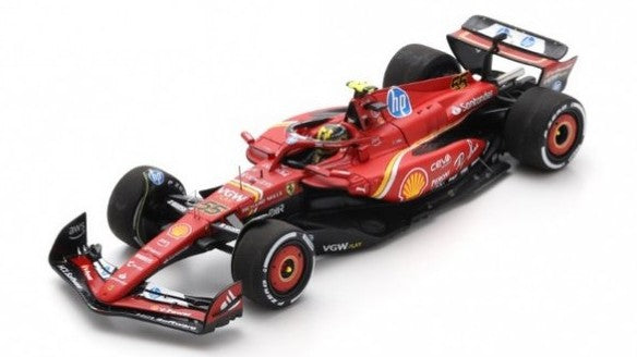FERRARI SF-24 N.55 4th MONZA GP 2024 C.SAINZ 1:43 Scala 1:43 Looksmart
