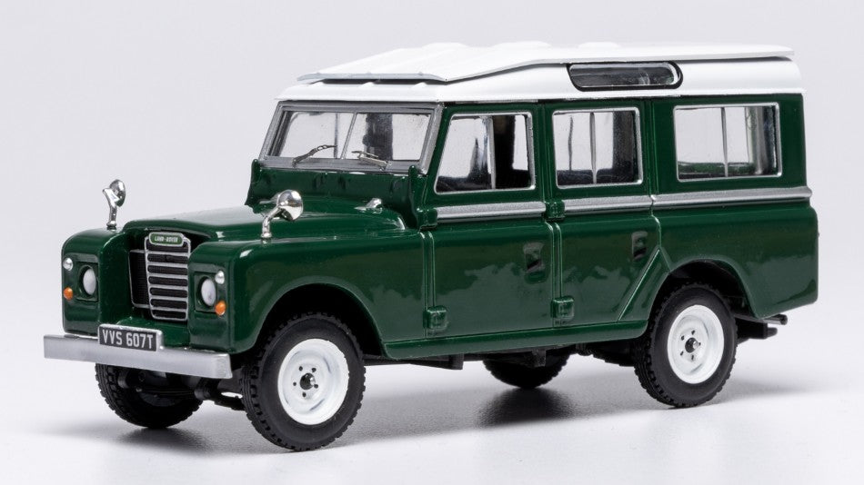 LAND ROVER SERIES III 109 1978 DARK GREEN/WHITE 1:43 Scala 1:43 Ixo Model