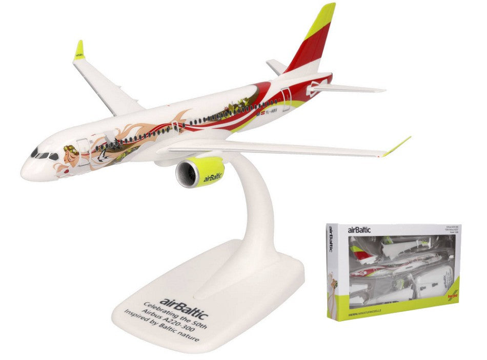 AIRBUS A220-300 AIR BALTIC 1:200 Scale Varie Herpa