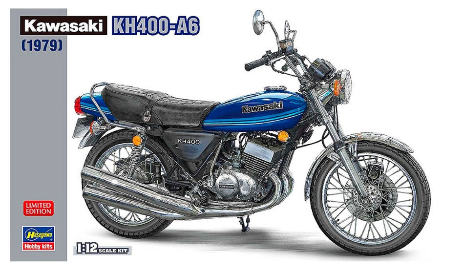KAWASAKI Kh400-A6 KIT 1:12 Scala 1:12 Hasegawa