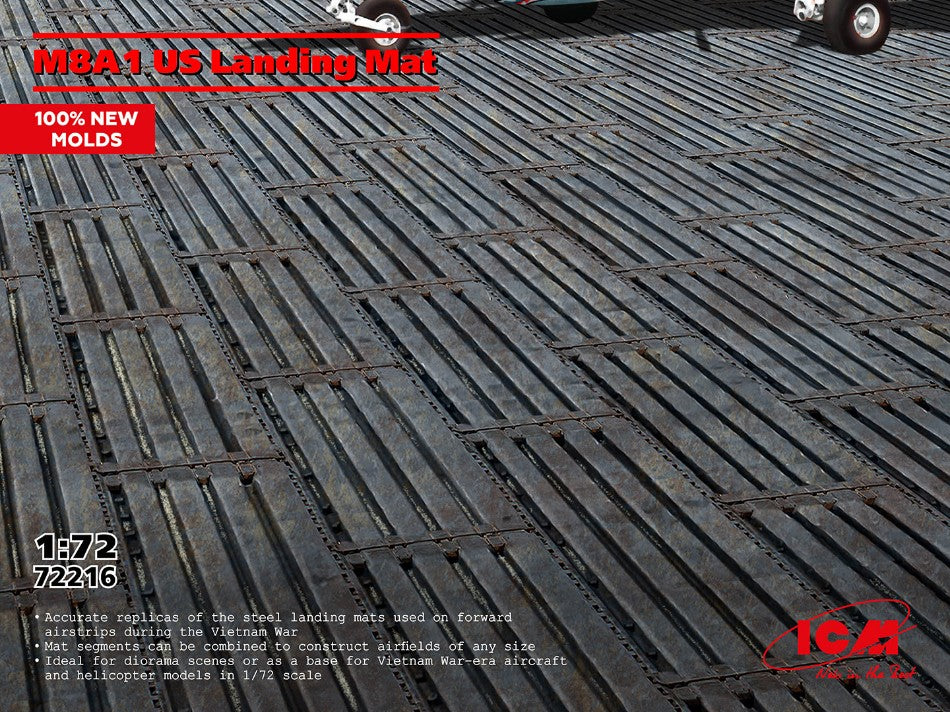 M8A1 US LANDING MAT KIT 1:72 Scala 1:72 ICM