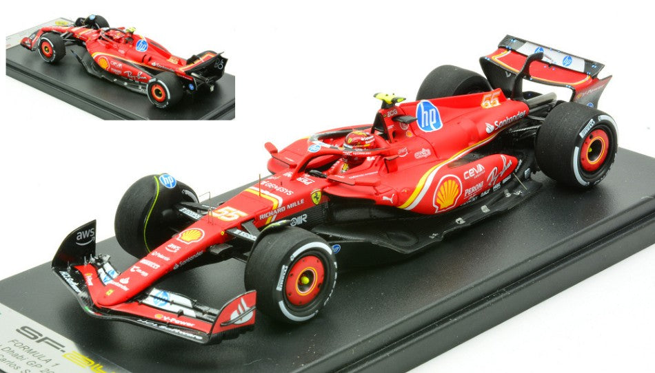 FERRARI SF-24 N.55 2nd ABU DHABI GP 2024 C.SAINZ 1:43 Scala 1:43 Looksmart