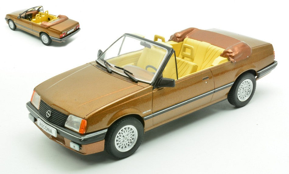 OPEL ASCONA C CABRIOLET 1985 DARK BROWN 1:24 Scala 1:24 Whitebox