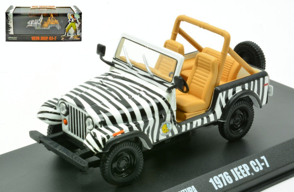 JEEP CJ-7 1976 "ACE VENTURA" WHEN NATURE CALLS 1:43 Scala 1:43 Greenlight
