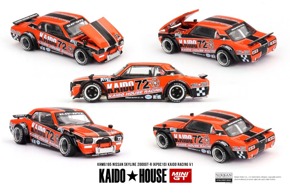 NISSAN SKYLINE 2000 GT-R
5KPGC10) KAIDO RACING V1 1:64 Scala 1:64 Mini GT