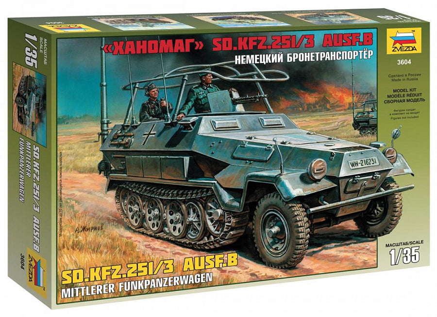 Sd.KfZ 251/3 Ausf.B KIT 1:35 Scala 1:35 Zvezda