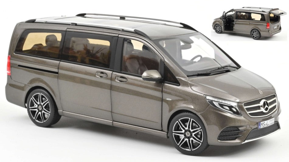 MERCEDES-BENZ V-CLASS AMG-LINE 2018 INDIUM GREY 1:18 Scala 1:18 Norev