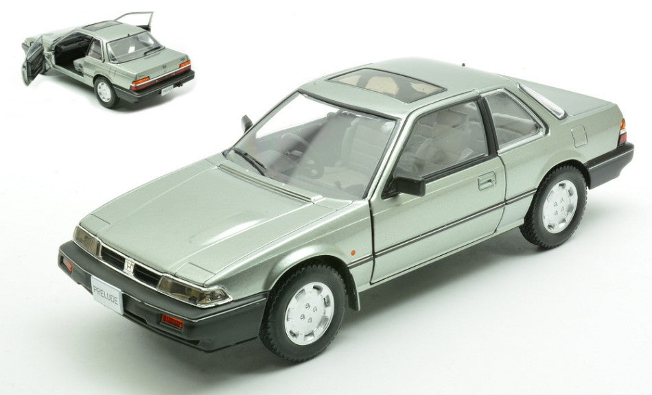 HONDA PRELUDE 1985 GREY 1:24 Scala 1:24 Whitebox