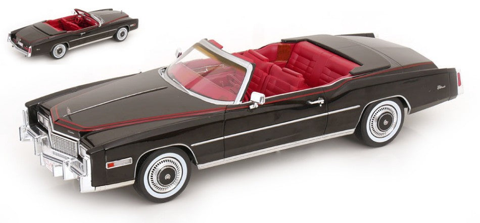 CADILLAC ELDORADO CONVERTIBLE 1976 BLACK 1:18 Scala 1:18 ModelCarGroup
