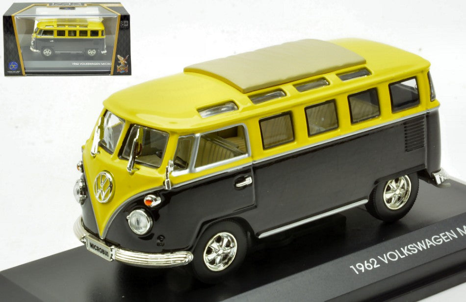 VW MICROBUS T1 1962 YELLOW/BLACK 1:43 Scala 1:43 Lucky Die Cast