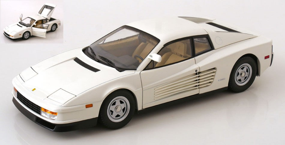 FERRARI TESTAROSSA MONOSPECCHIO 1984 US-VERSION WHITE 1:12 Scala 1:12 KK Scale