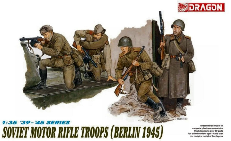 SOVIET MOTOR RIFLE 1945 KIT 1:35 Scala 1:35 Dragon