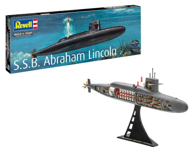 SOTTOMARINO S.S.B. ABRAHAM LINCOLN KIT 1:253 Scale Varie Revell