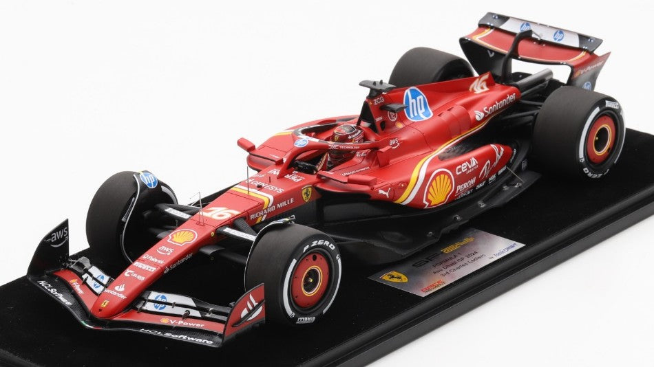 FERRARI SF-24 N.16 3rd ABU DHABI GP 2024 C.LECLERC 1:18 Scala 1:18 Looksmart