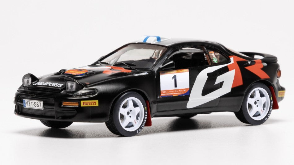TOYOTA CELICA GT 4 TURBO N.1 RALLY COSTA BRAVA 2025 LATVALLA-HUSSI 1:43 Scala 1:43 Ixo Model