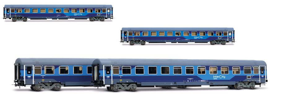 FS 2-unit pack, Z1 COACHES REBUILT, NEW INTERCITY LIV. NOTTE EP.VI 1:87 Scala 1:87 Rivarossi