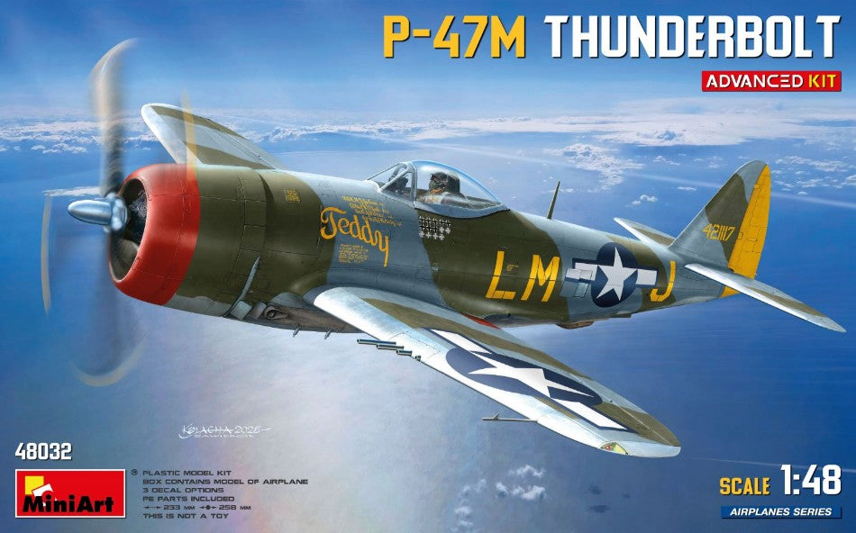 P-47M THUNDERBOLT ADVANCED KIT 1:48 Scala 1:48 Miniart