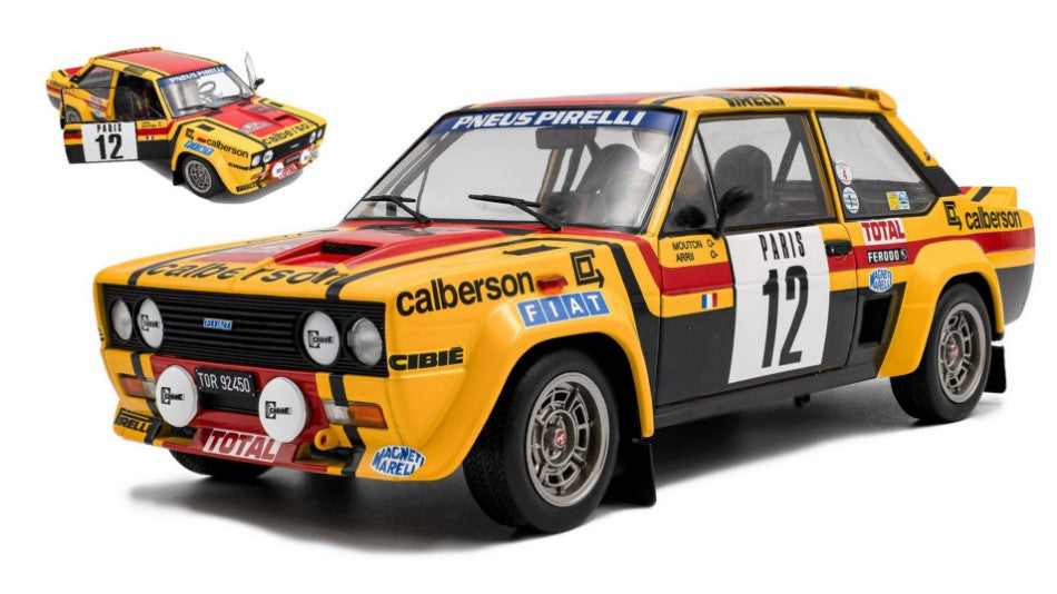 FIAT 131 ABARTH N.12 RALLY MONTE CARLO 1980 MOUTON-ANNIE 1:18 Scala 1:18 Solido