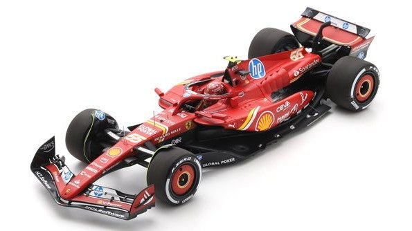 FERRARI SF-24 N.55 WINNER MEXICO GP 2024 C.SAINZ 1:18 Scala 1:18 Looksmart