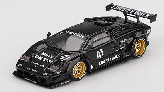 LAMBORGHINI COUNTACH LBWORKS
BLACK 2024 1:64 Scala 1:64 Mini GT
