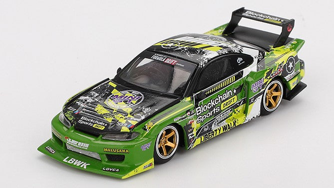 NISSAN SILVIA S15 LB-SUPER
SILHOUETTE #555 V2 FORMULA DRIFT JAPAN 1:64 Scala 1:64 Mini GT