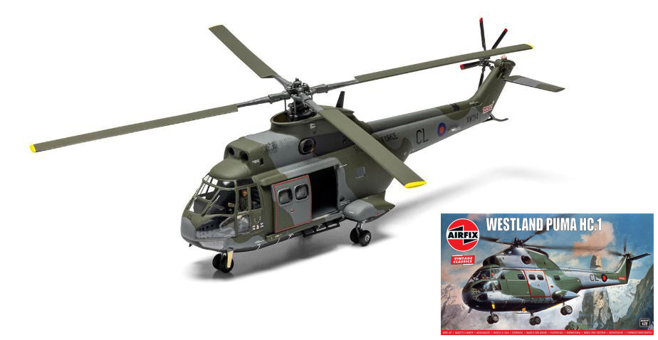 ELICOTTERO WESTLAND PUMA HC.1 KIT 1:72 Scala 1:72 Airfix