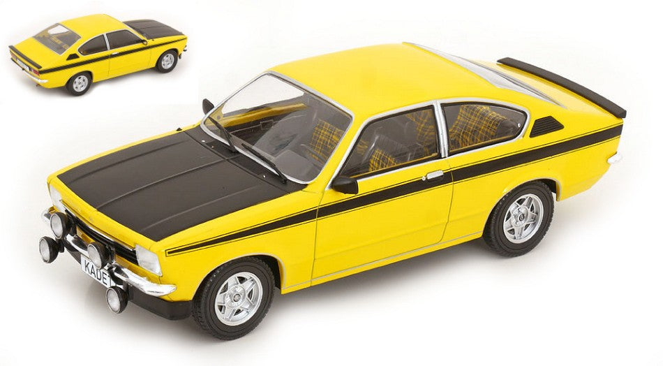 OPEL KADETT C COUPE 1975 YELLOW 1:18 Scala 1:18 ModelCarGroup