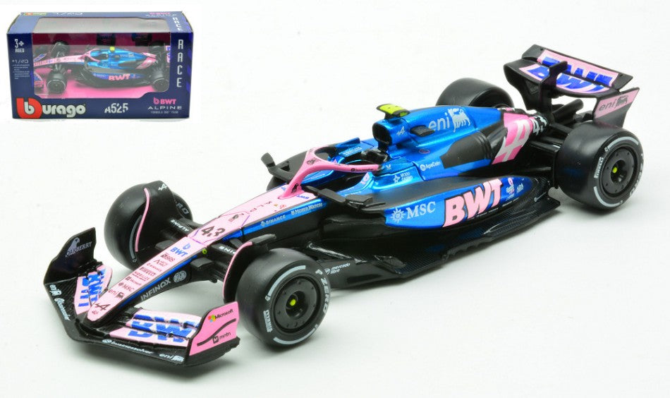 BWT ALPINE A525 N.43 2025 FRANCO COLAPINTO 1:43 Scala 1:43 Burago