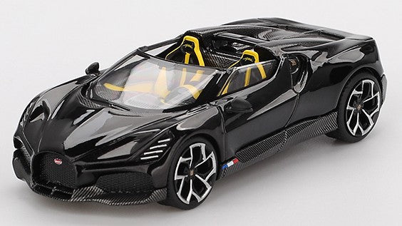 BUGATTI W16 MISTRAL 2024 BLACK 1:64 Scala 1:64 Mini GT