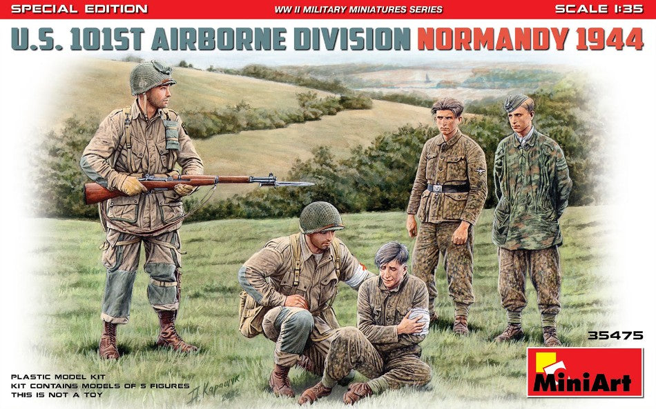U.S. 101st AIRBORNE DIVISION NORMANDY 1944 KIT 1:35 Scala 1:35 Miniart